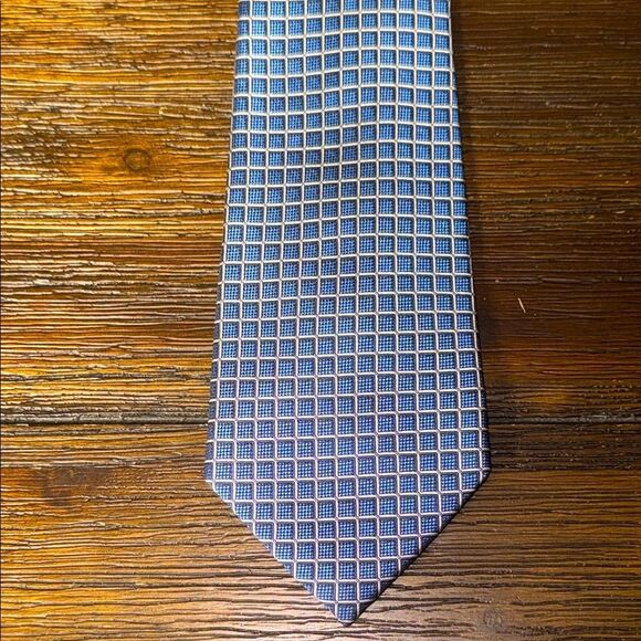 Blue Ralph Lauren Silk Tie - Picture 1 of 5